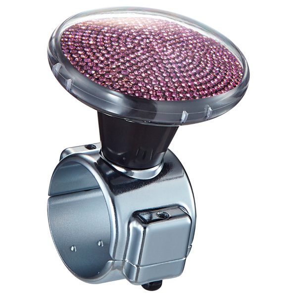 Pink Crystal Steering Wheel Knob