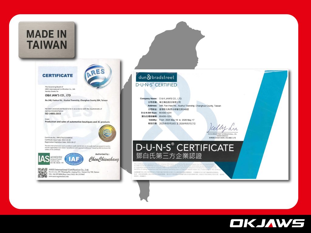 Taiwan made quality is reliable