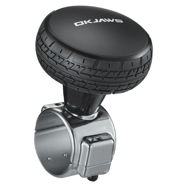 Premium Tire Grip Spinner Knob on the Wheel - Black