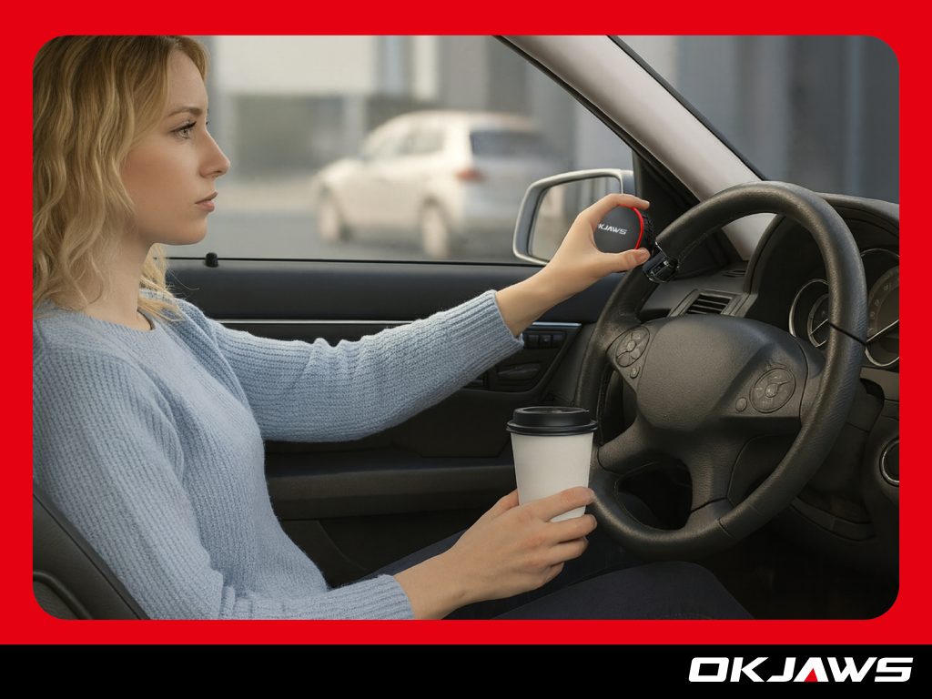 Okjaws steering wheel spinner is a best choice for every driver